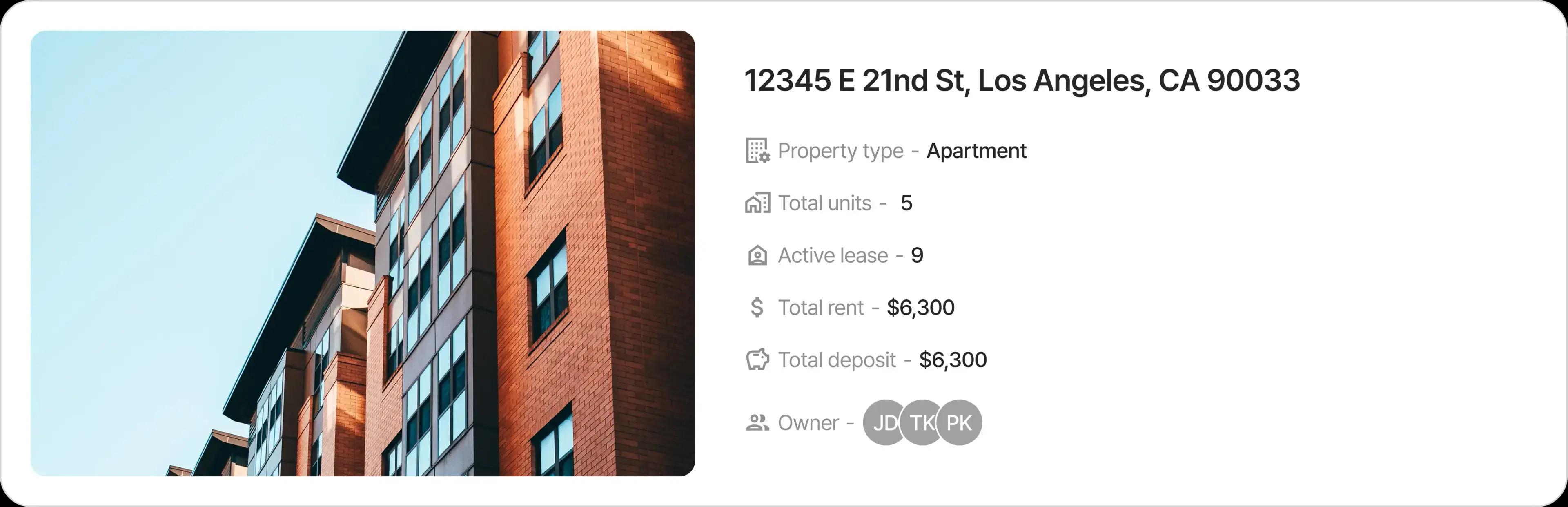 Property Unit Management Desktop